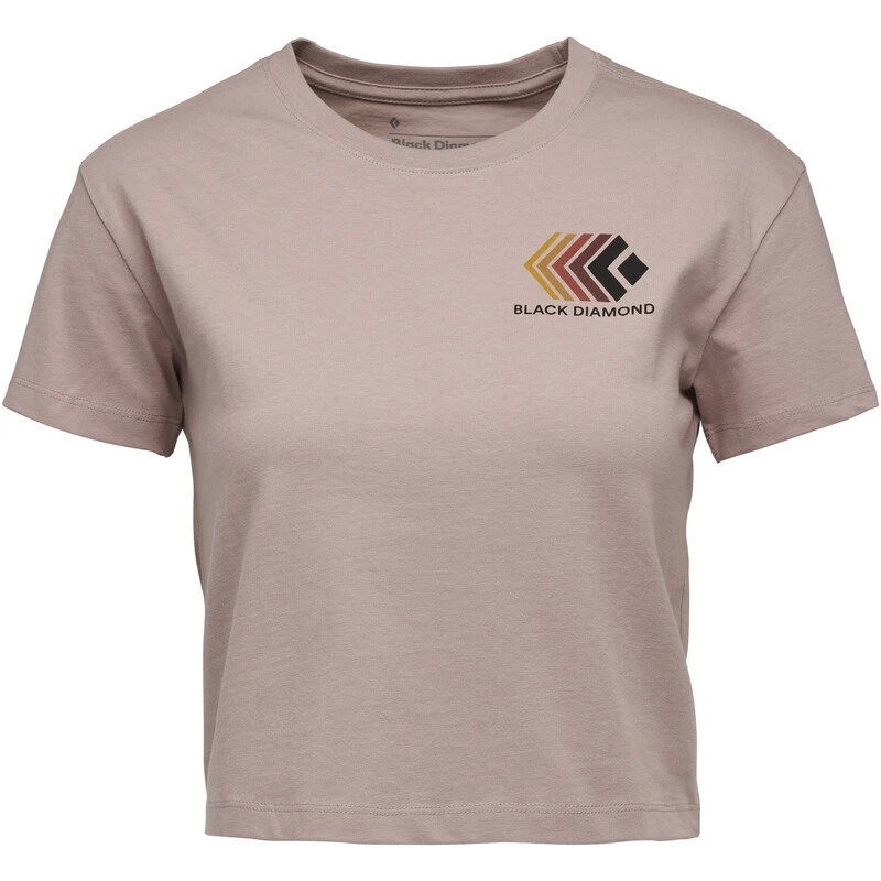 Black Diamond Faded Crop Tee - Women's