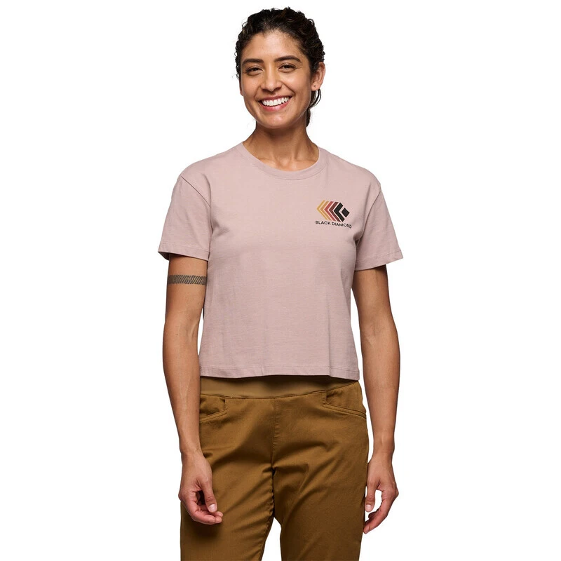 Black Diamond Faded Crop Tee - Women's - Image 3