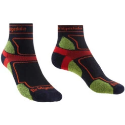 Bridgedale TRAIL RUN Ultra Light T2 3/4 Crew Running Socks - Men's