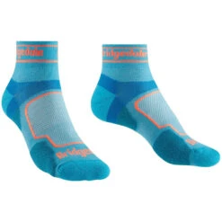 Bridgedale TRAIL RUN Ultra Light T2 Low Crew Running Socks - Women's
