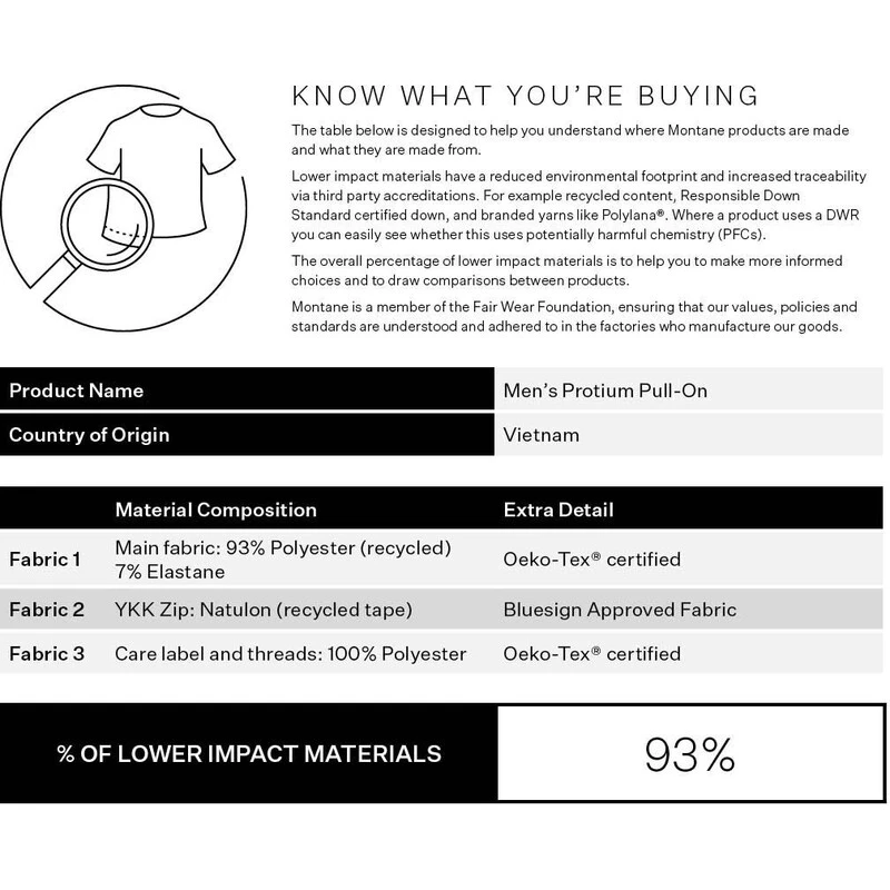 Montane Protium Pull On - Men's Fleece - Image 3
