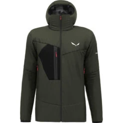 SALEWA Ortles TirolWool Responsive Stretch Hooded Jacket - Men's